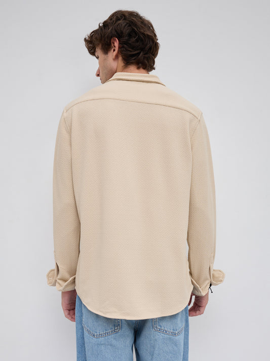 Beige Premium City Coastline Casual Shirt