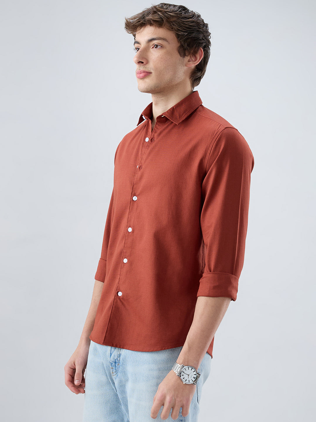 Solid Rust Everyday Shirt