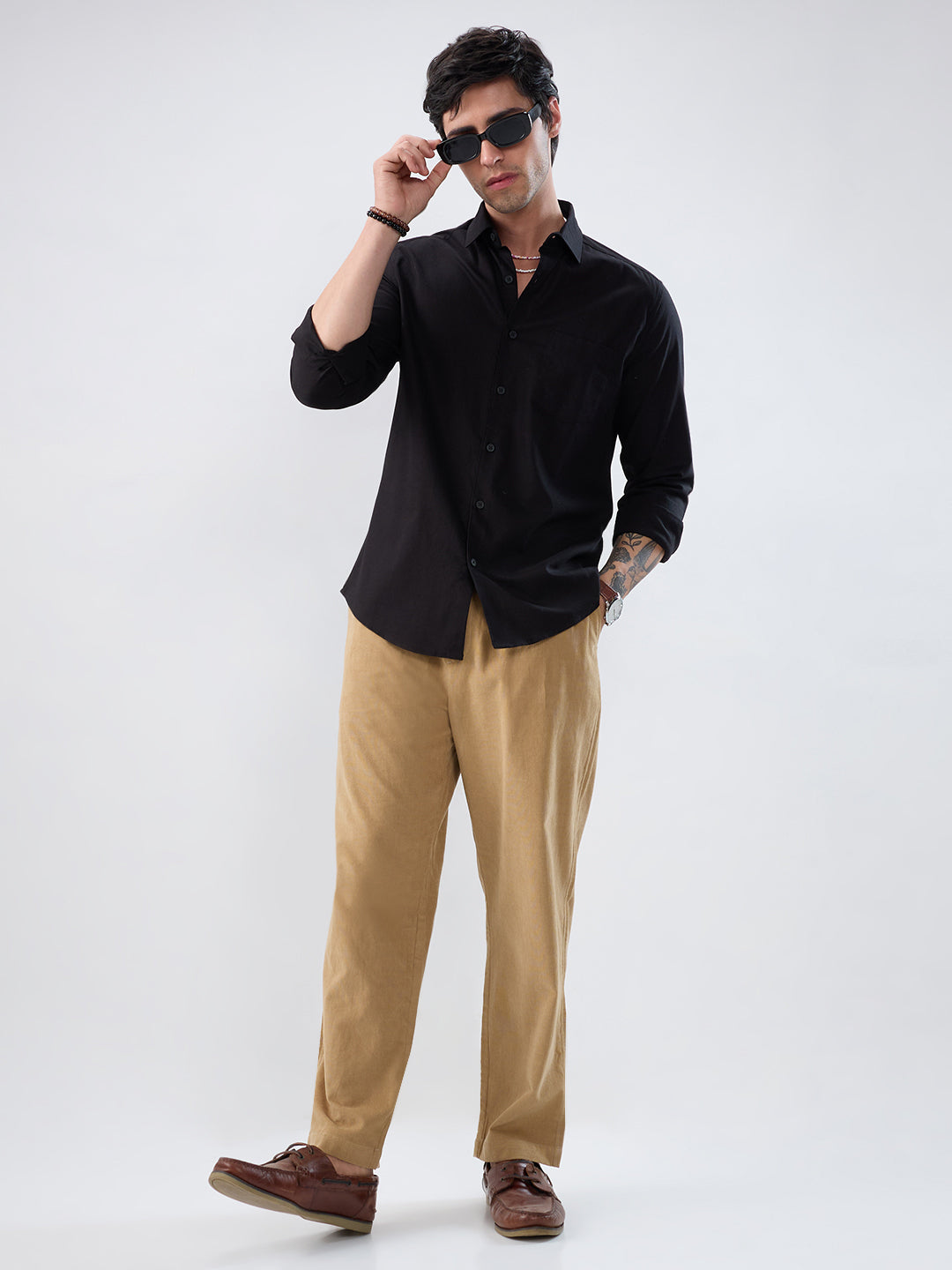 Jet Black Oxford Luxe Shirt