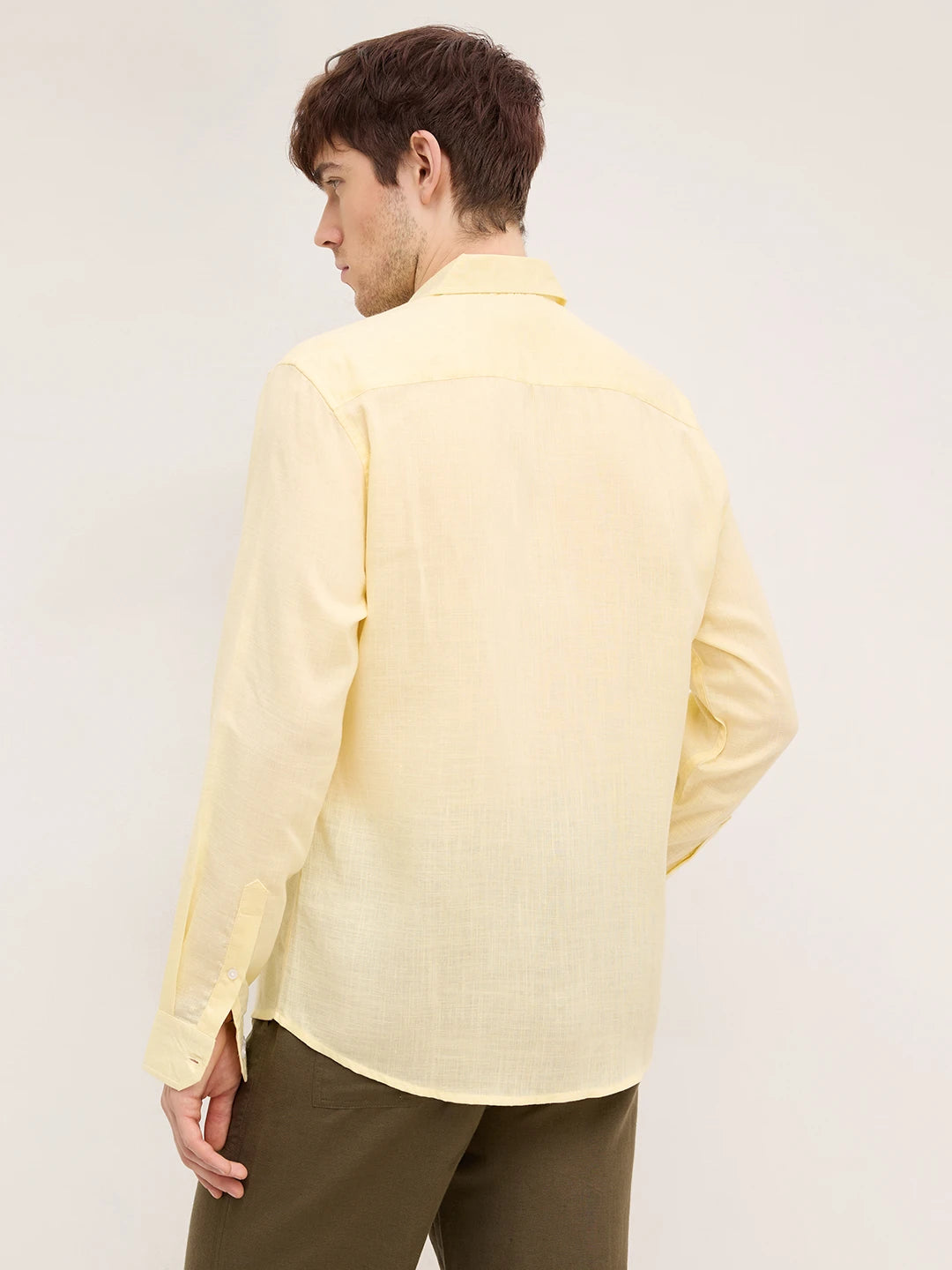 Iconic Butter Yellow Evening Shirt