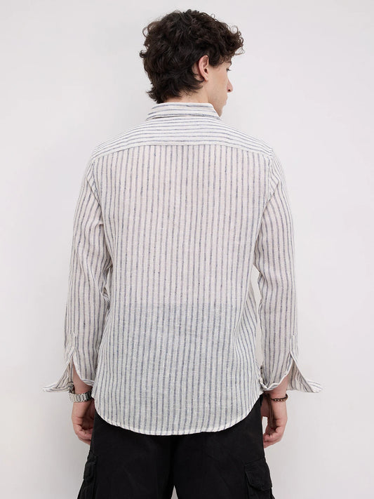 Blue Grainline Burlap Shirt
