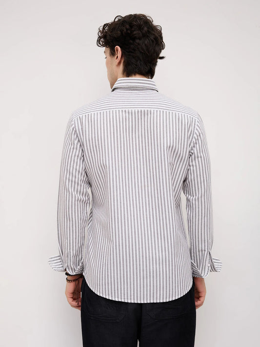 Monochrome Candy Striped Everyday Shirt
