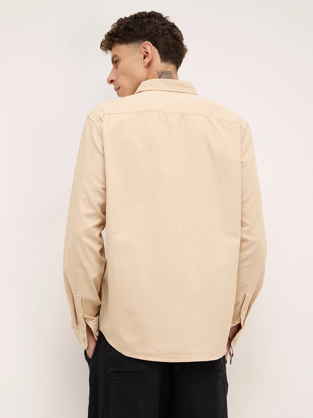 Classic Sand Beige Everyday Shirt
