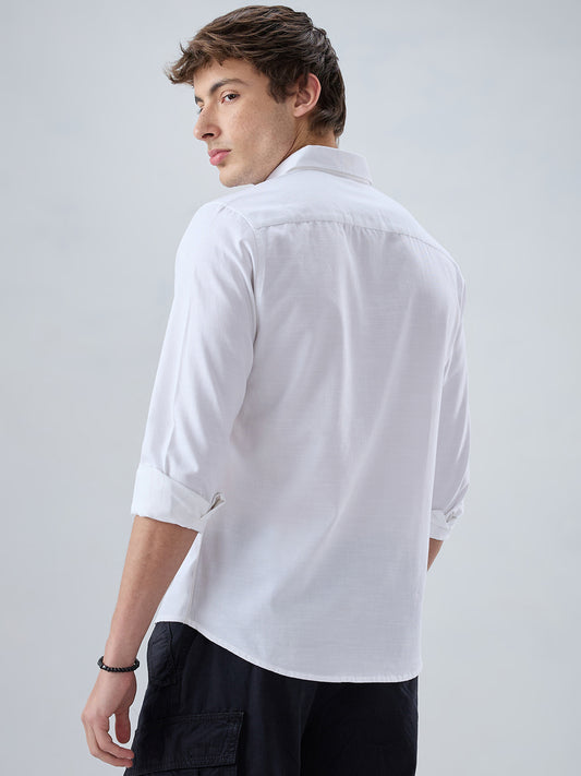 Snow White Fineweave Everyday Shirt