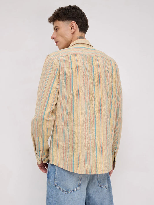 Pastel Trails Seersucker Shirt