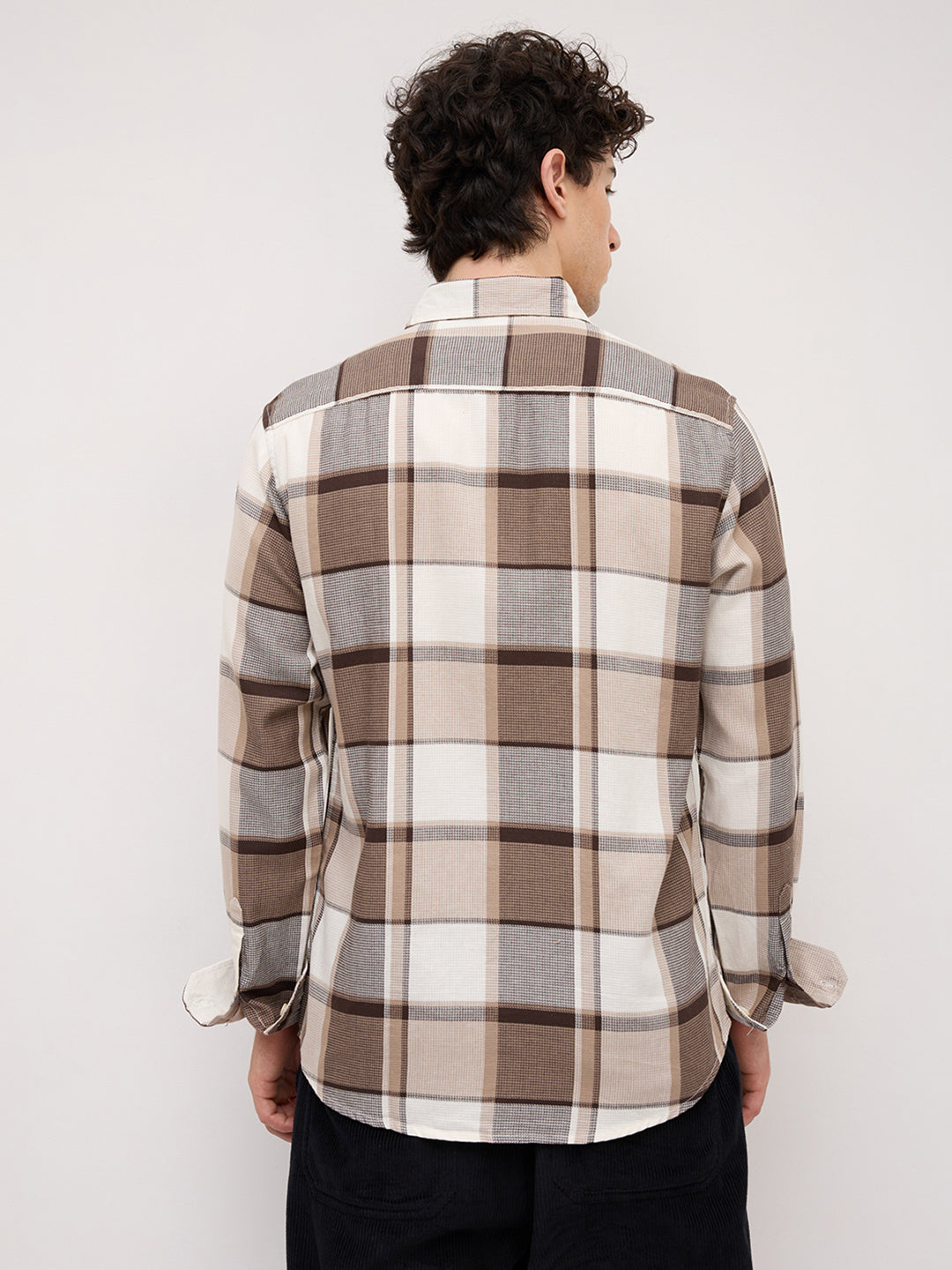 Brunette & Ivory Broad Checked Shirt