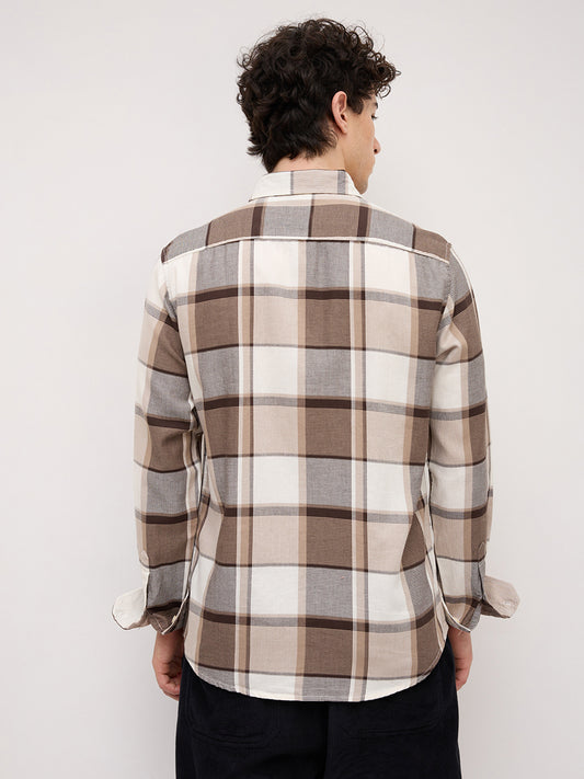 Brunette & Ivory Broad Checked Shirt