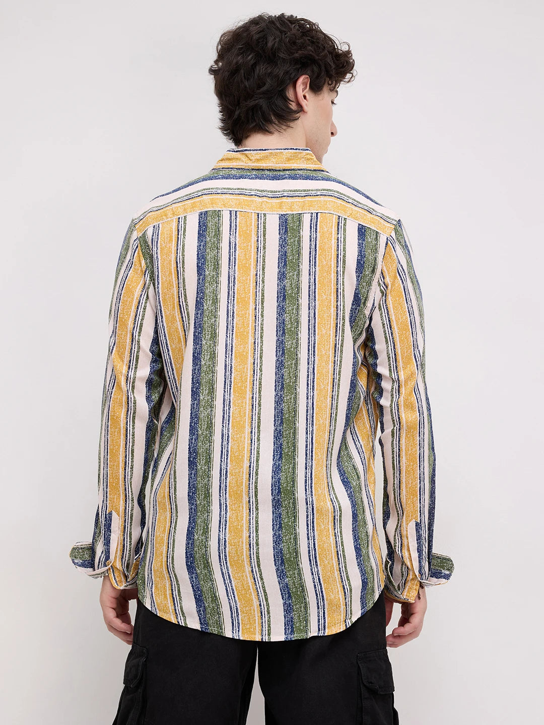 Multicolor Giclée Stripe Shirt