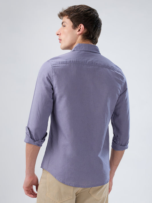 Dusty Lavender Linen Luxe Shirt