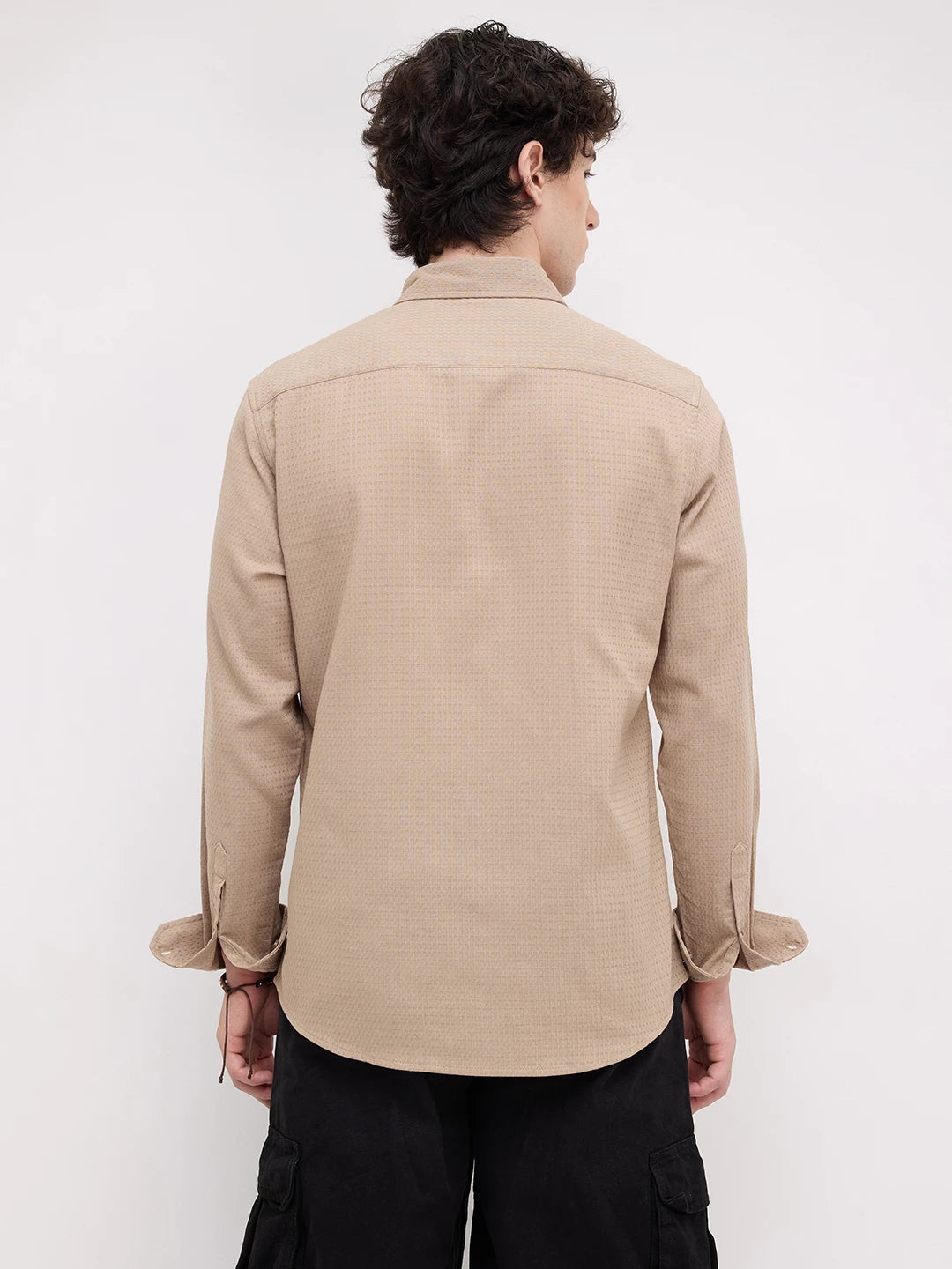 Sandscape Micro Waffle Textured Shirt