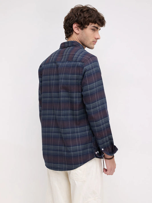 Twilight Multitone Checks Shirt