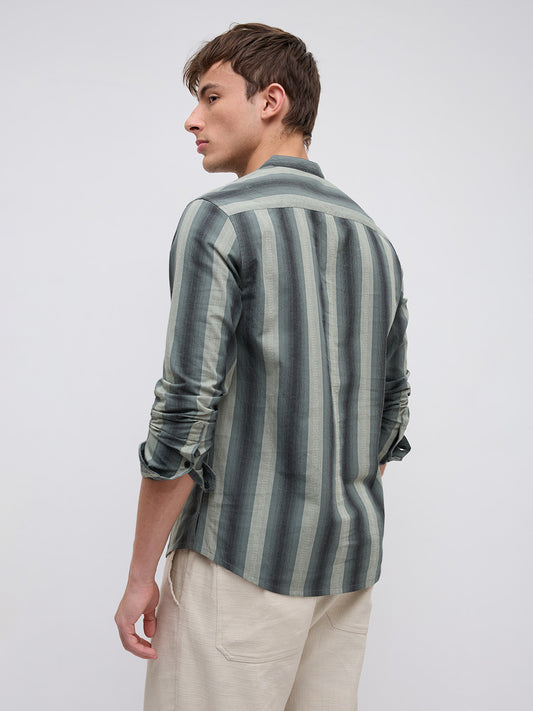 Forest Rhythm Multi Stripes Kurta