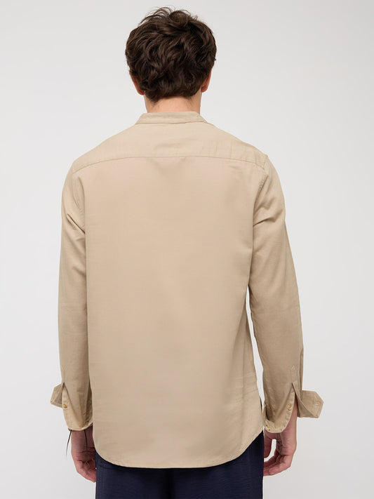 Solid Khaki Beige Everyday Kurta