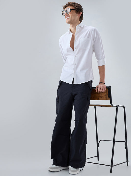 Snow White Fineweave Everyday Shirt