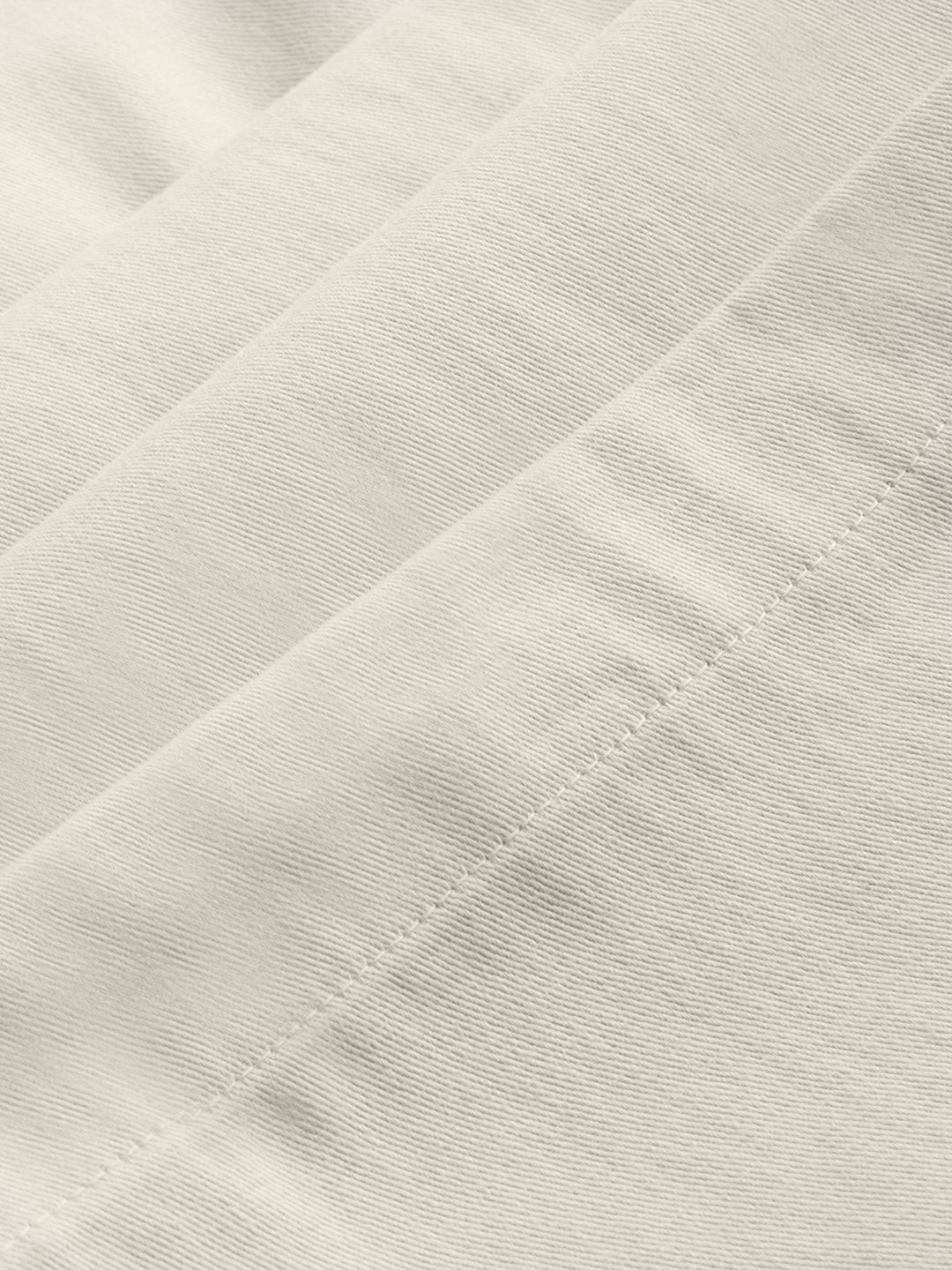 Solid Stone Beige Tapered Trousers