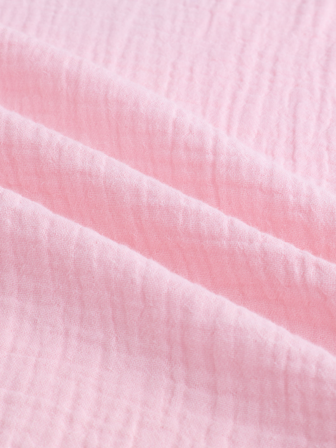 Solid Baby Pink Double Cloth Shirt