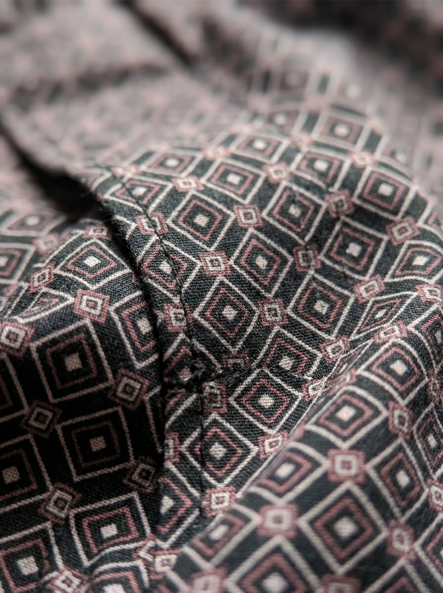 Multicolor Diamond Print & Mist Blue Linear Weave Boxers