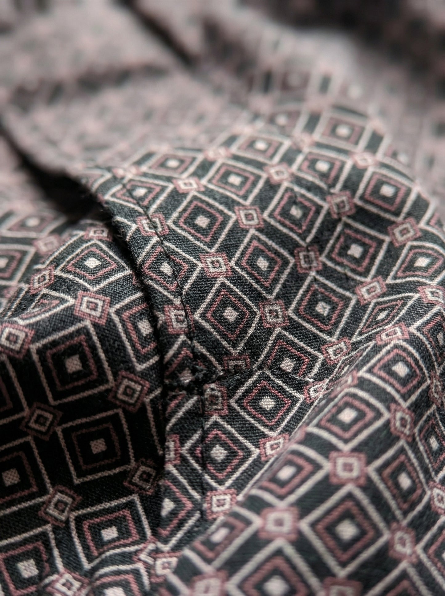 Multicolor Diamond Print & Mist Blue Linear Weave Boxers