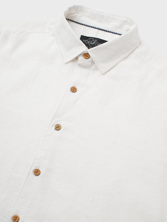 Vanilla Luxe Pure Linen Shirt