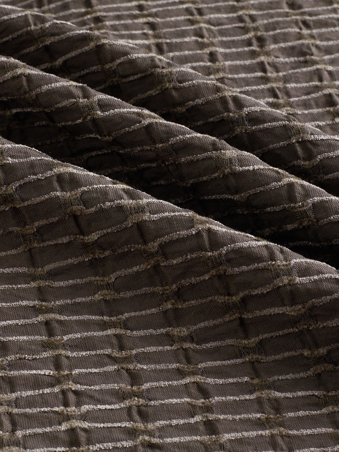 Woodland Olive Wave Horizontal Textured Shirt