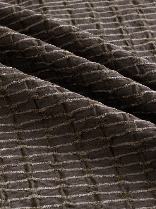 Woodland Olive Wave Horizontal Textured Shirt