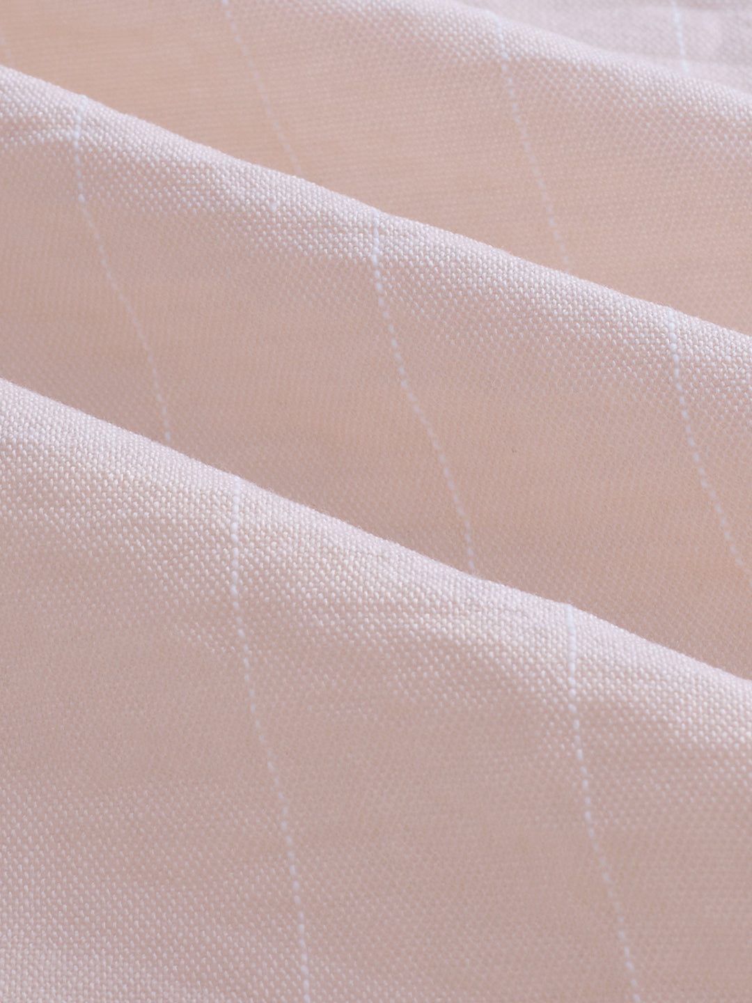 Pale Pink Linear Loom Crinkled Shirt