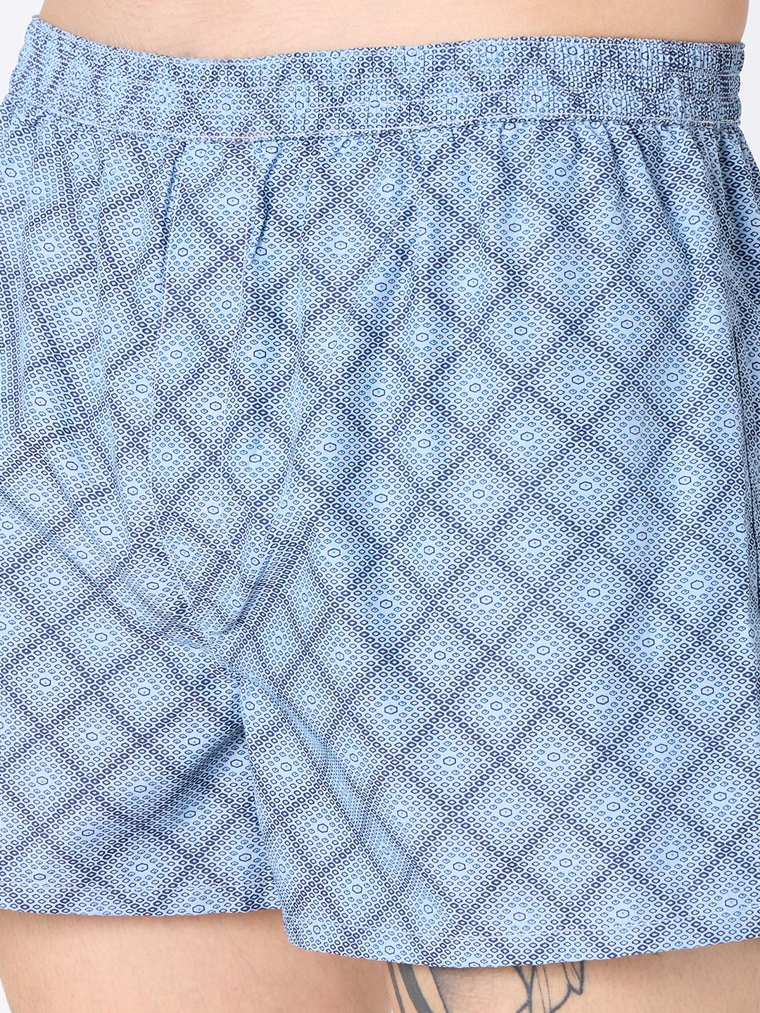 Sky Loop Micro Print & Laurel Green Jacquard Boxers