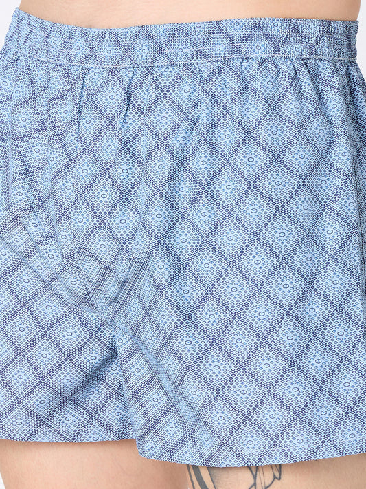 Sky Loop Micro Print & Laurel Green Jacquard Boxers