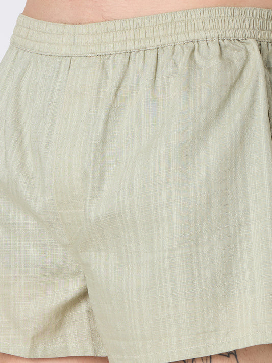 Sky Loop Micro Print & Laurel Green Jacquard Boxers