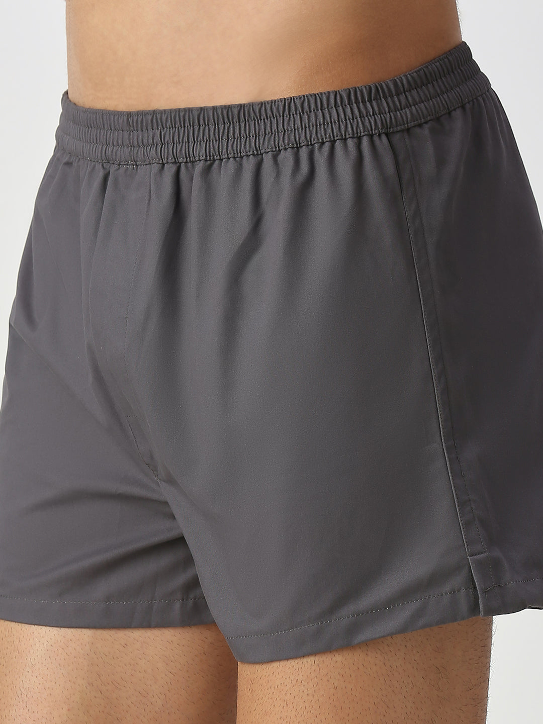 Solid Grey & Olive Boxers