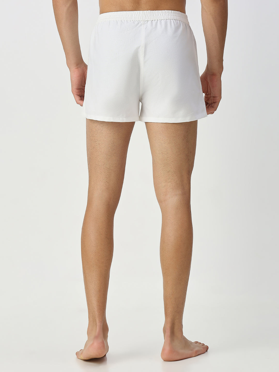 Solid White & Grey Boxers