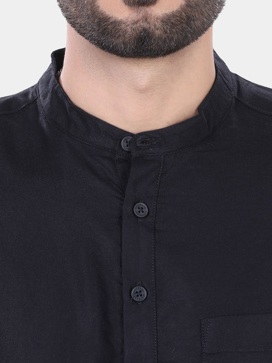 Classic Black Kurta