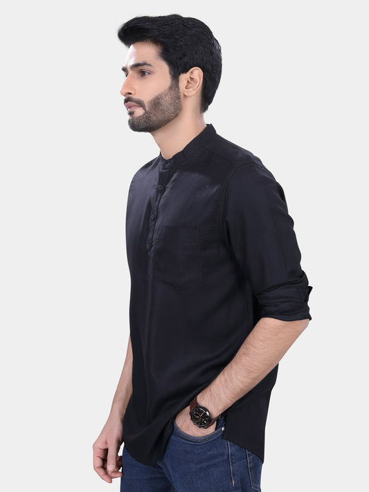Classic Black Kurta