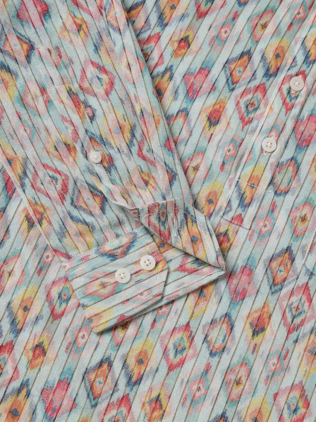 Jazzy Ikat Printed Kurta