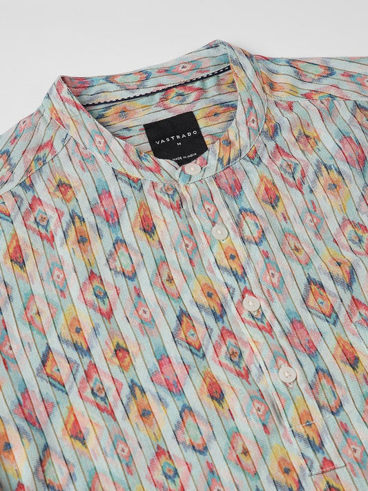 Jazzy Ikat Printed Kurta
