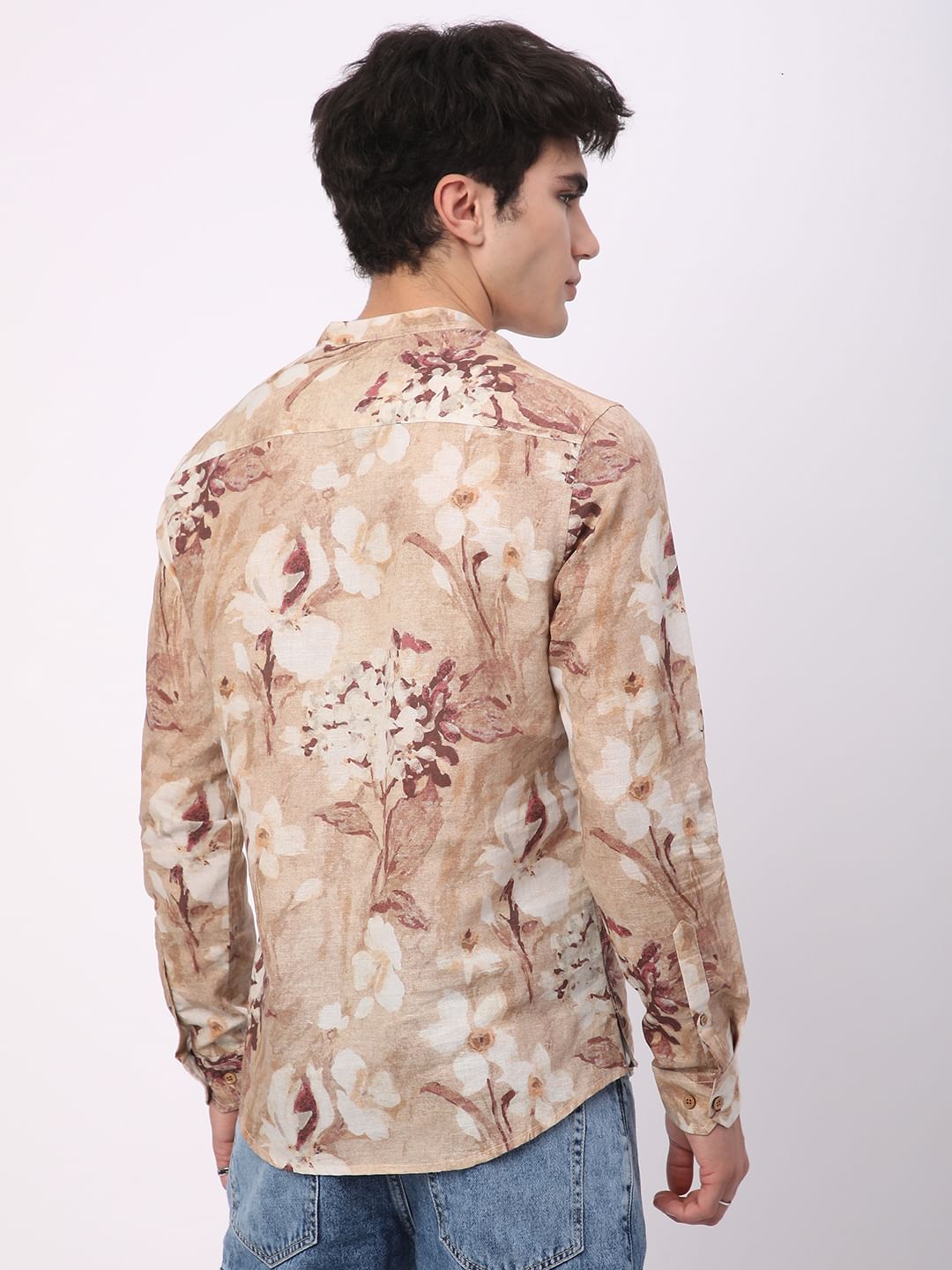 Vintage Multicolour Floral Printed Kurta