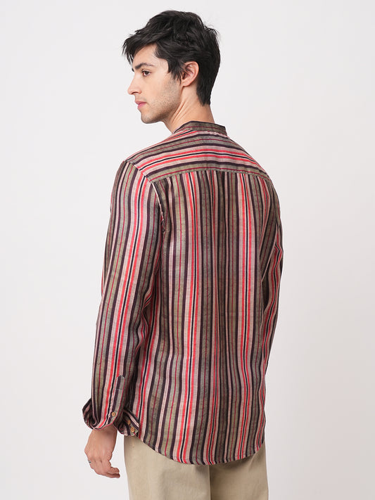 Contemporary Striped Multicolour Kurta