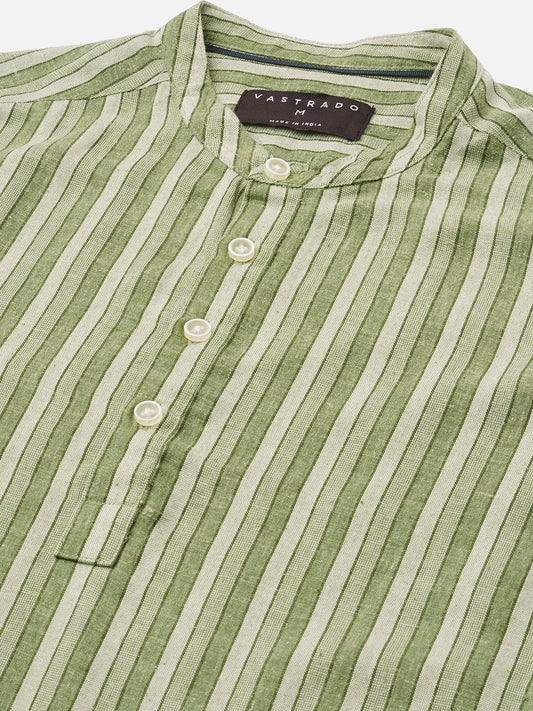 Nature Vibes Awning Stripe Kurta