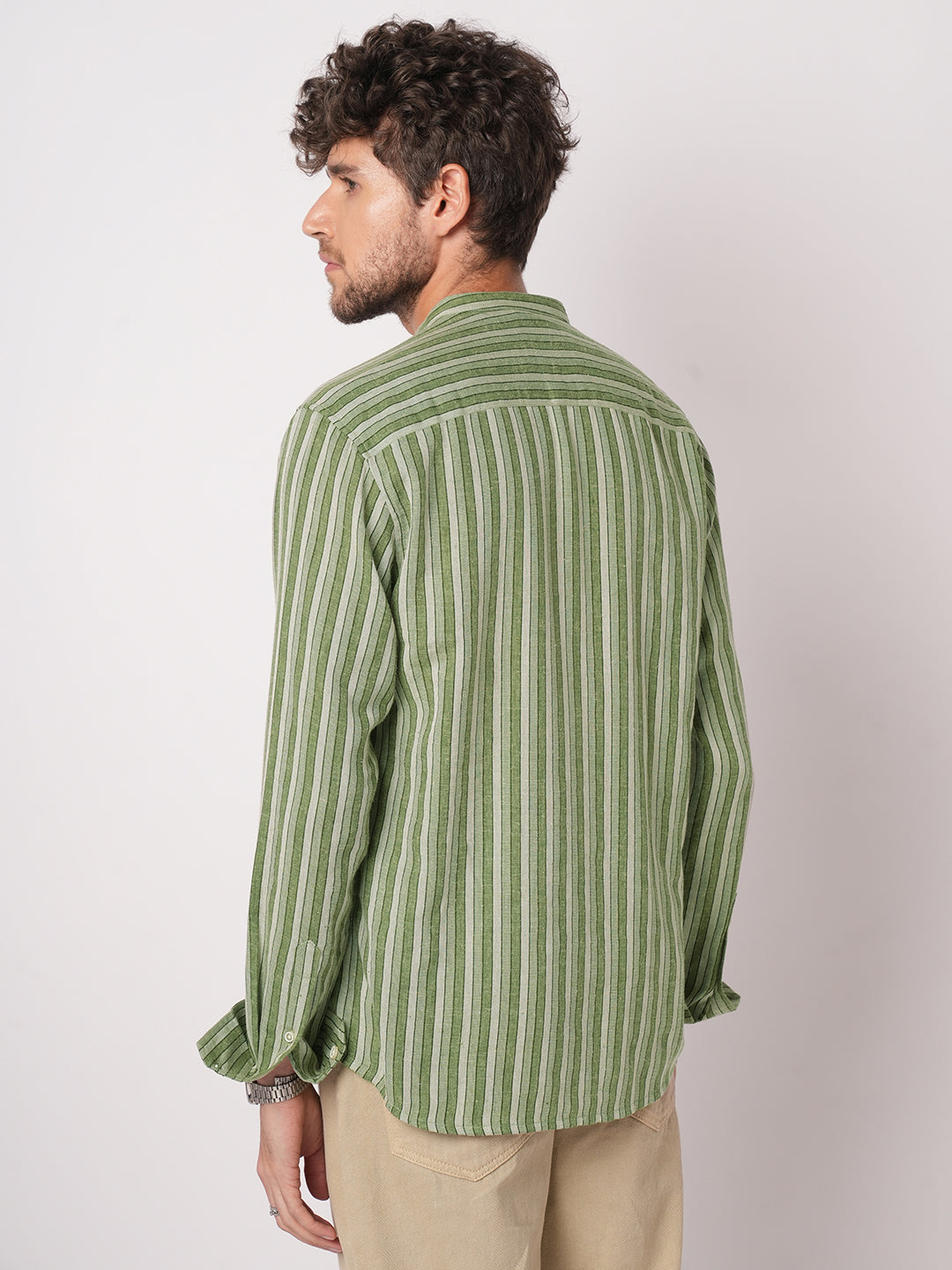 Nature Vibes Awning Stripe Kurta