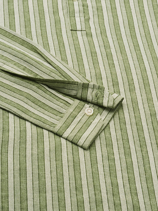 Nature Vibes Awning Stripe Kurta