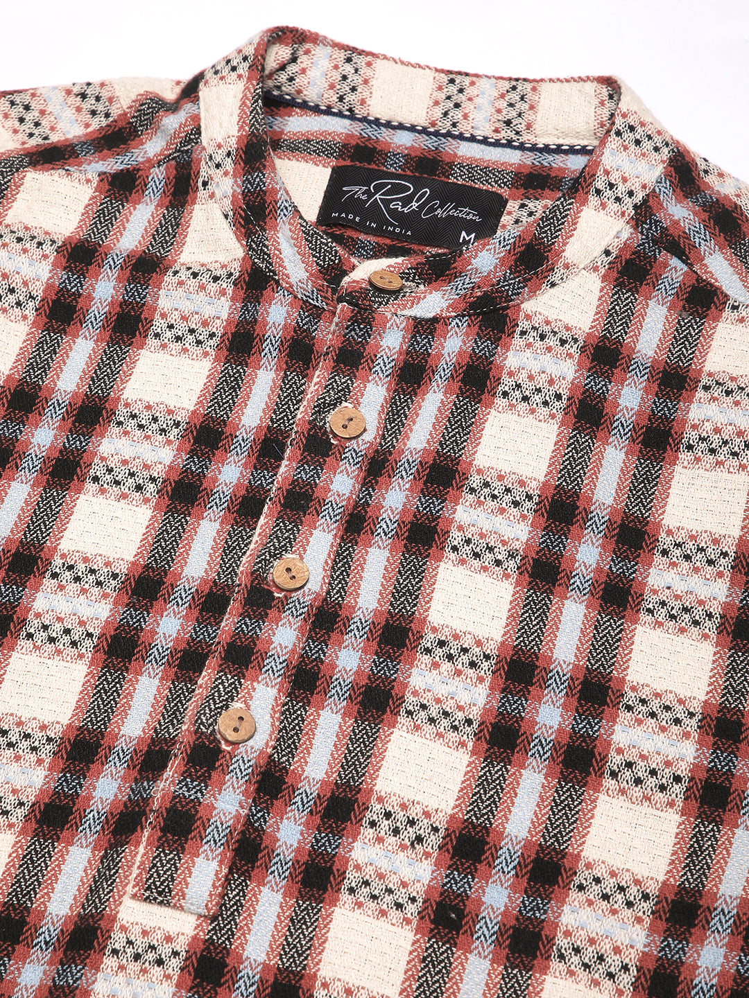 Autumn Grid Multicolor Checks Kurta