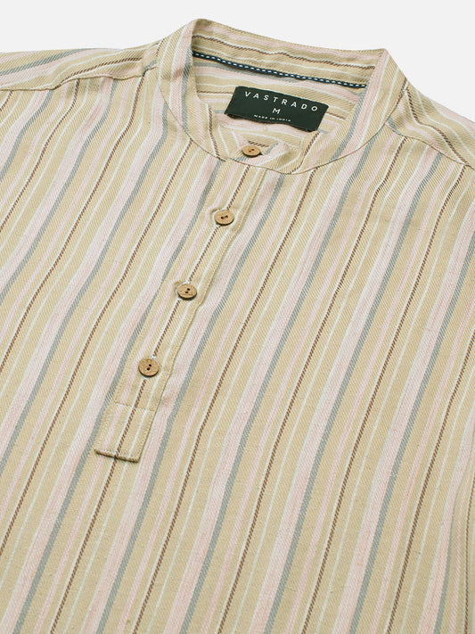 Multicolor Vertical Striped Kurta
