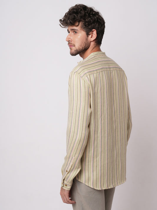 Multicolor Vertical Striped Kurta