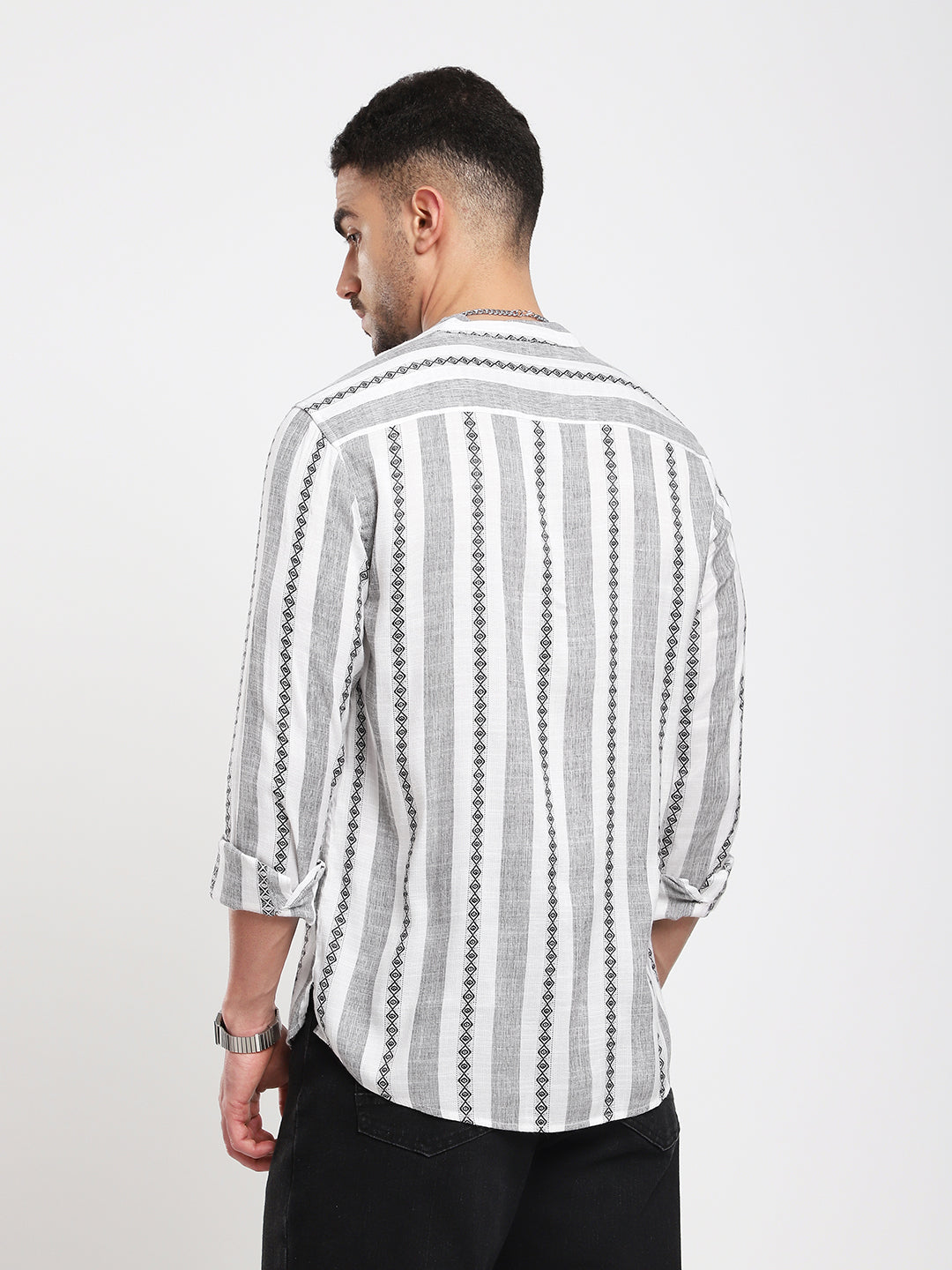 Ethnic Lines Handloom Finish Kurta