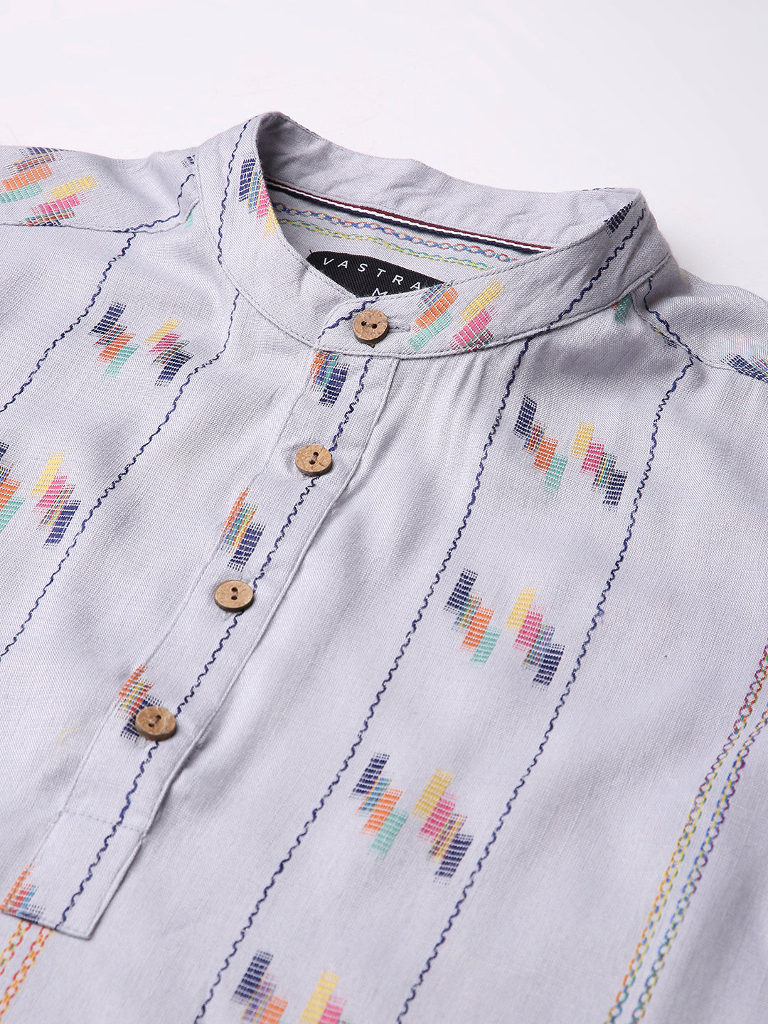 Grey Canvas Threadplay Kurta