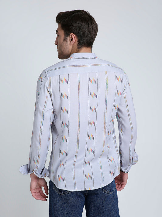 Grey Canvas Threadplay Kurta