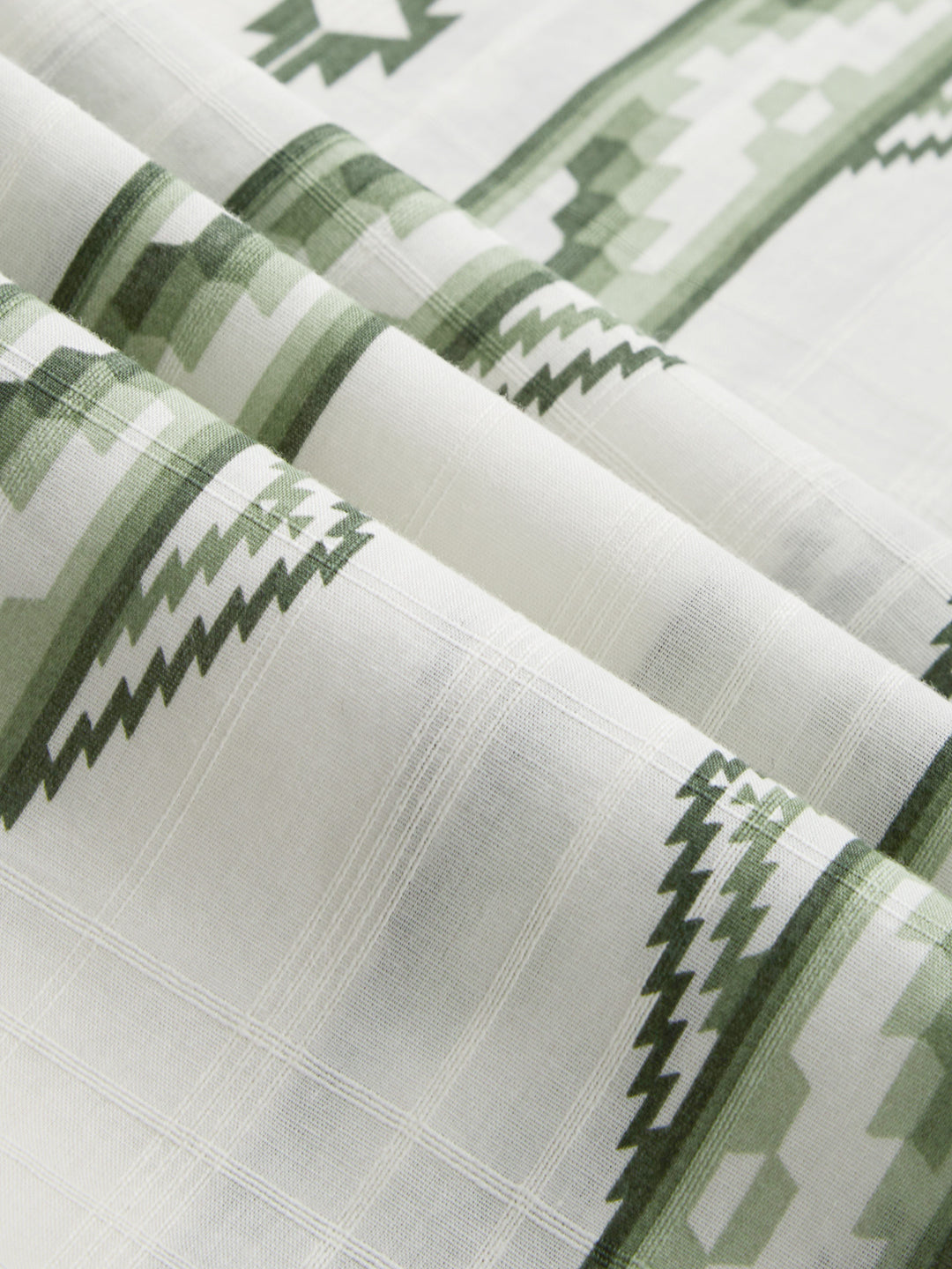 Nomad Green Motif Printed Kurta