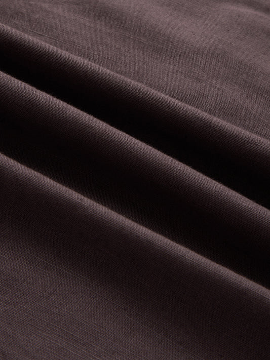 Deep Brown Everyday Linen Kurta