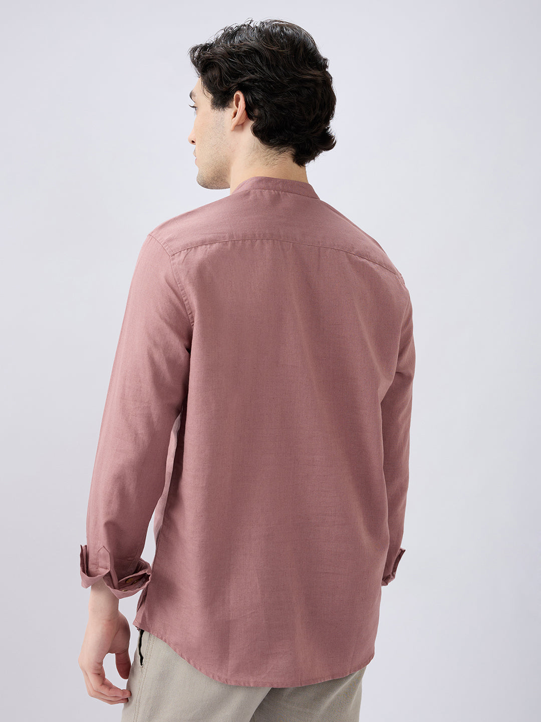 Smoky Rose Everyday Linen Kurta