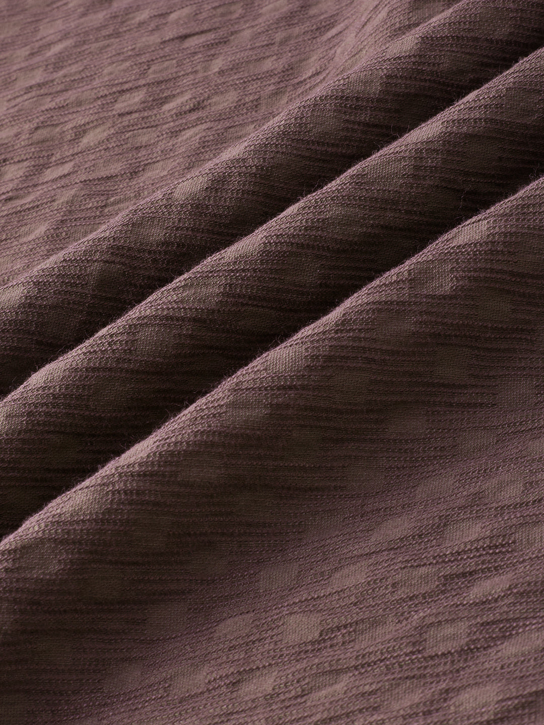 Refined Bark Brown Textured Kurta